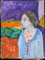 Femme au marché 61x46cm